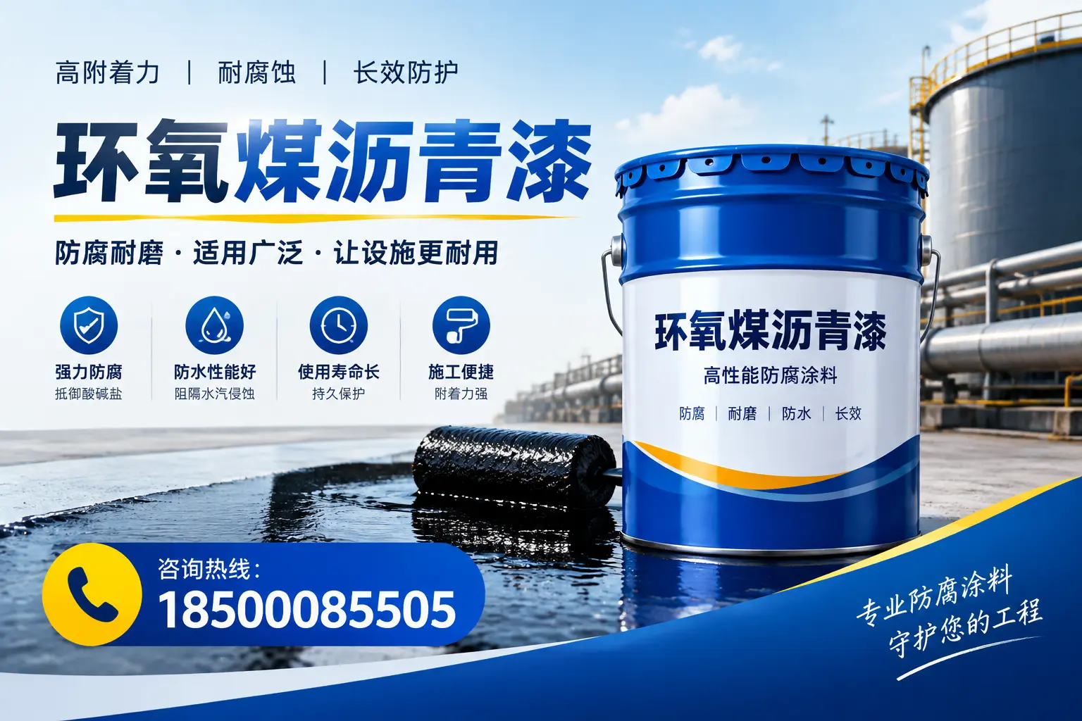 环氧煤沥青漆与其他涂料的对比分析,助力兰州企业决策